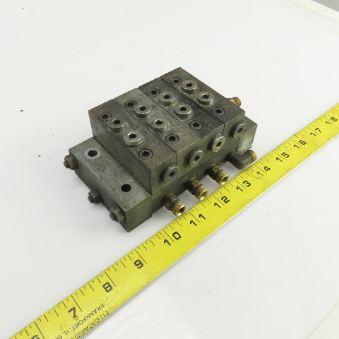 Lubriquip MSP-10T MSP-30T MSP-15S Modular Lubrication Divider Valve Assembly