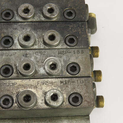 Lubriquip MSP-10T MSP-30T MSP-15S Modular Lubrication Divider Valve Assembly