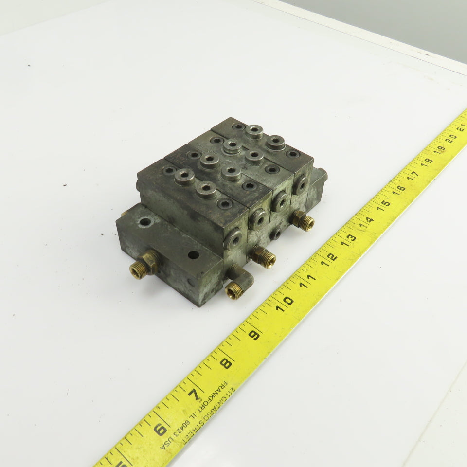 Lubriquip MSP-10T MSP-30T MSP-15S Modular Lubrication Divider Valve Assembly