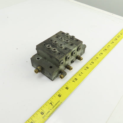 Lubriquip MSP-10T MSP-30T MSP-15S Modular Lubrication Divider Valve Assembly