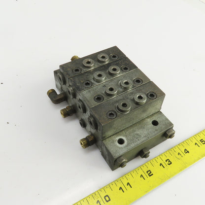 Lubriquip MSP-10T MSP-30T MSP-15S Modular Lubrication Divider Valve Assembly