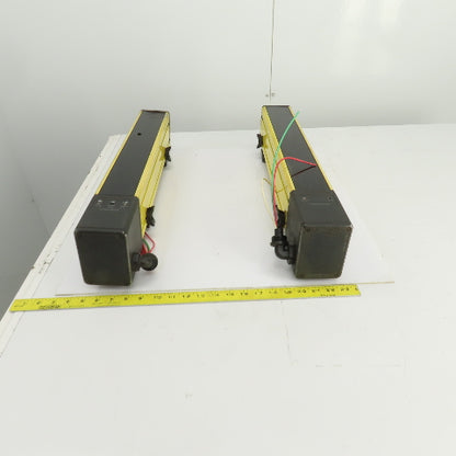 Sick AGSE 450-1211 AGSS 450-1111 Light Curtain Receiver/Sender 24VDC Lot Of 2