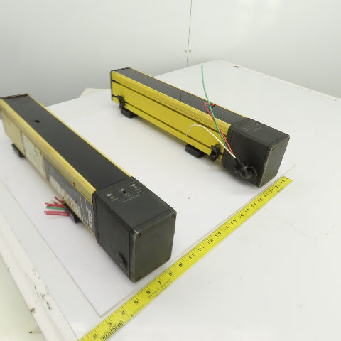Sick AGSE 450-1211 AGSS 450-1111 Light Curtain Receiver/Sender 24VDC Lot Of 2