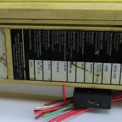 Sick AGSE 450-1211 AGSS 450-1111 Light Curtain Receiver/Sender 24VDC Lot Of 2