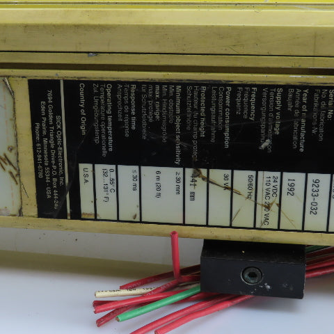 Sick AGSE 450-1211 AGSS 450-1111 Light Curtain Receiver/Sender 24VDC Lot Of 2