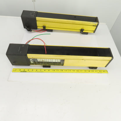 Sick AGSE 450-1211 AGSS 450-1111 Light Curtain Receiver/Sender 24VDC Lot Of 2