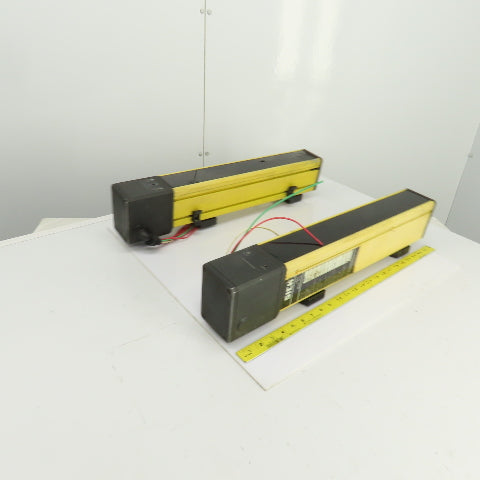 Sick AGSE 450-1211 AGSS 450-1111 Light Curtain Receiver/Sender 24VDC Lot Of 2
