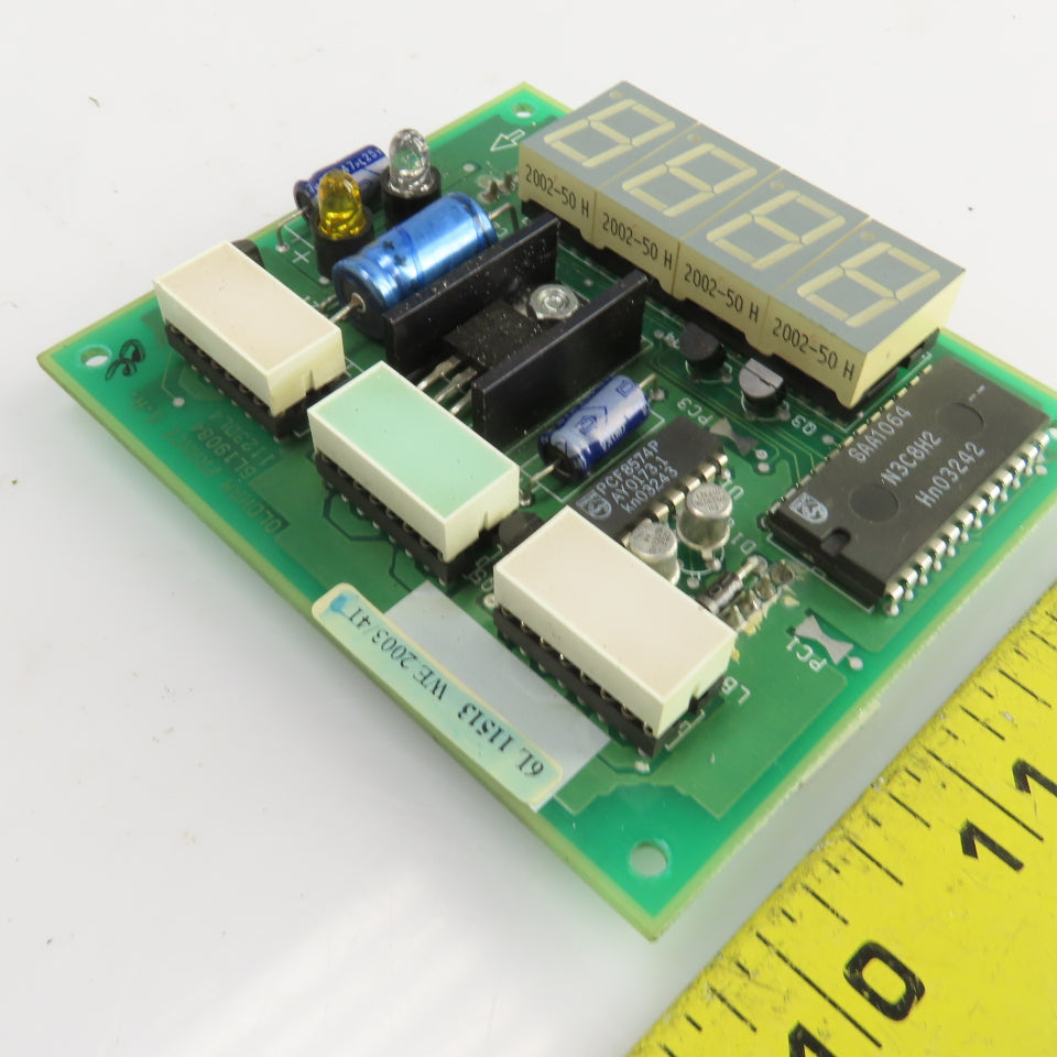 Oldham France S A 6L19084 1123DL4 4 Digit Circuit Board Display