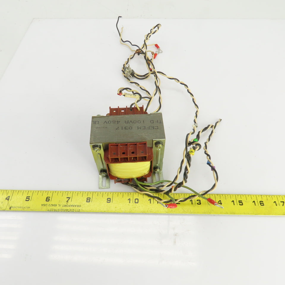 CEFEM 0317 100VA Transformer For Hawker PT3-18-200 TRO 480V UL