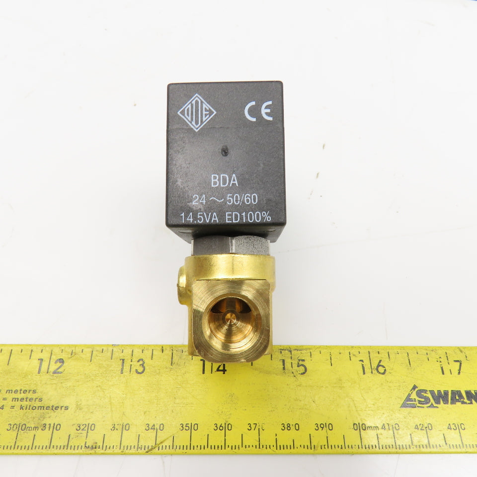 ODE 21A2KV55-ORW G1/4" Port Solenoid Valve 24V 50/60Hz