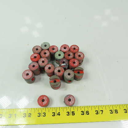 Eclipse Machine Magnets 0.750" Diameter 15/32" Tall Grooved Lot of 45