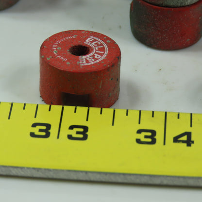 Eclipse Machine Magnets 0.750" Diameter 15/32" Tall Grooved Lot of 45