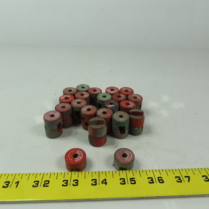 Eclipse Machine Magnets 0.750" Diameter 15/32" Tall Grooved Lot of 45
