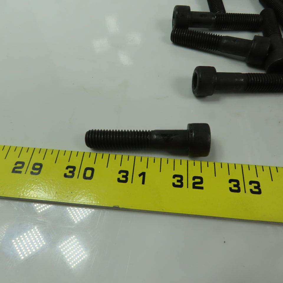 M10x1.5x50mm Metric Socket Head Cap Screw Bolt Black Oxide Class 12.9 Lot of 50