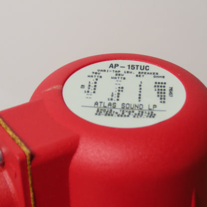 Atlas Sound Vari-Tap AP-15TUC 15W Emergency Signaling Horn Loudspeaker