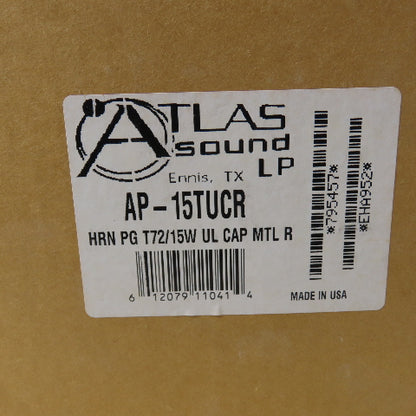 Atlas Sound Vari-Tap AP-15TUC 15W Emergency Signaling Horn Loudspeaker