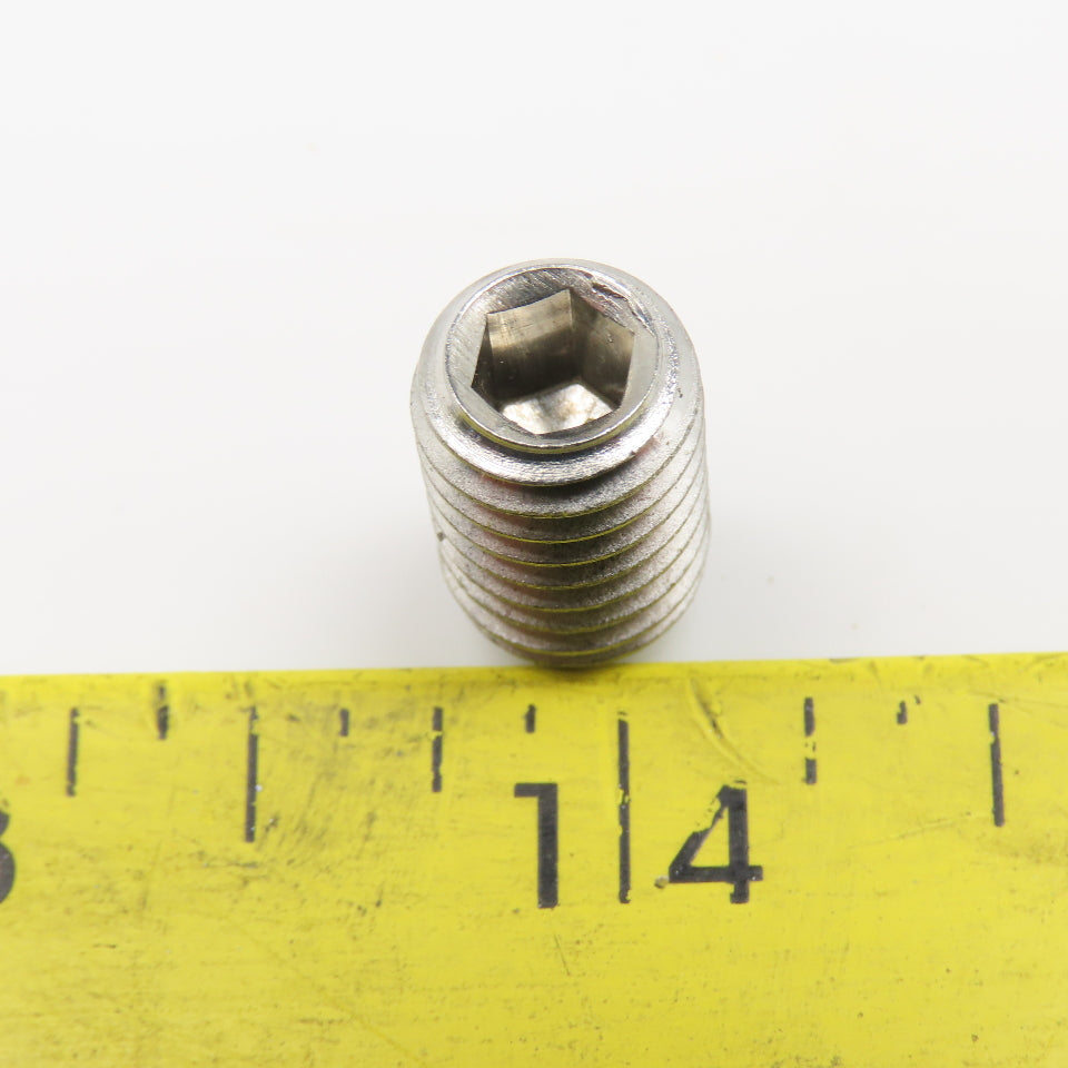 Holo-Krome 520001740 3/8" x 5/8" Long Cup Point Stainless Steel Set Screw Lot 20