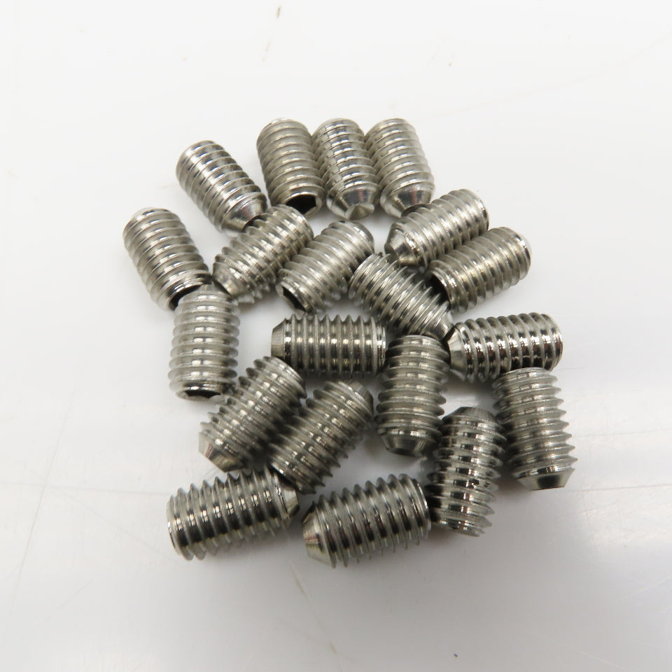 Holo-Krome 520001740 3/8" x 5/8" Long Cup Point Stainless Steel Set Screw Lot 20