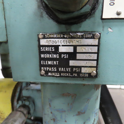 Vickers 4520V50A14 Hydraulic Power Unit 30Hp 460V 220 Gallon 3000 PSI 60GPM