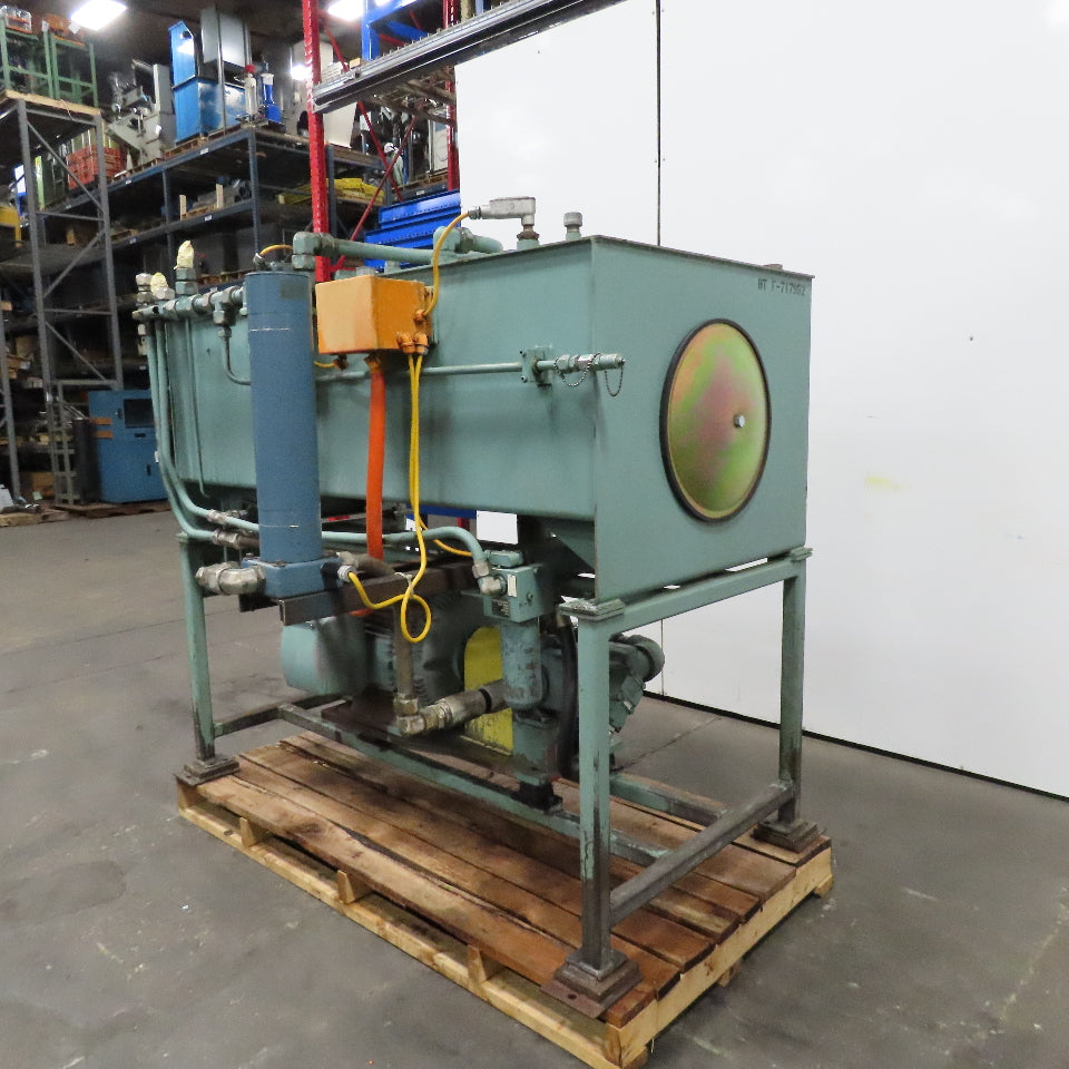 Vickers 4520V50A14 Hydraulic Power Unit 30Hp 460V 220 Gallon 3000 PSI 60GPM