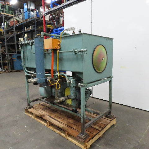 Vickers 4520V50A14 Hydraulic Power Unit 30Hp 460V 220 Gallon 3000 PSI 60GPM
