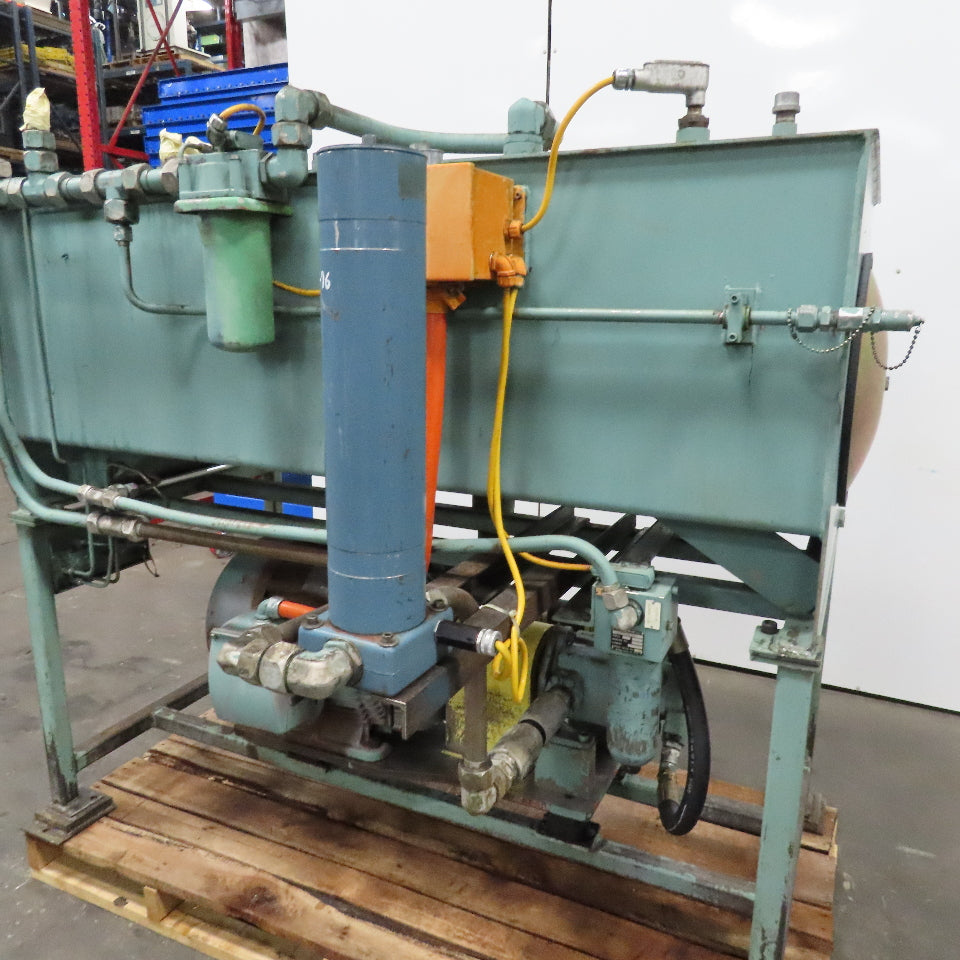 Vickers 4520V50A14 Hydraulic Power Unit 30Hp 460V 220 Gallon 3000 PSI 60GPM