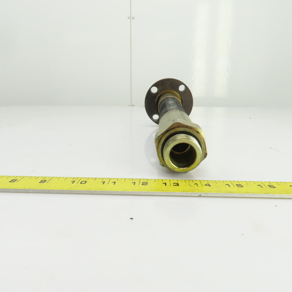 56229/F3 1" Hydraulic Hose Assembly 24,000PSI 1-5/16"-12TPI 12-1/2" OAL W/Flange