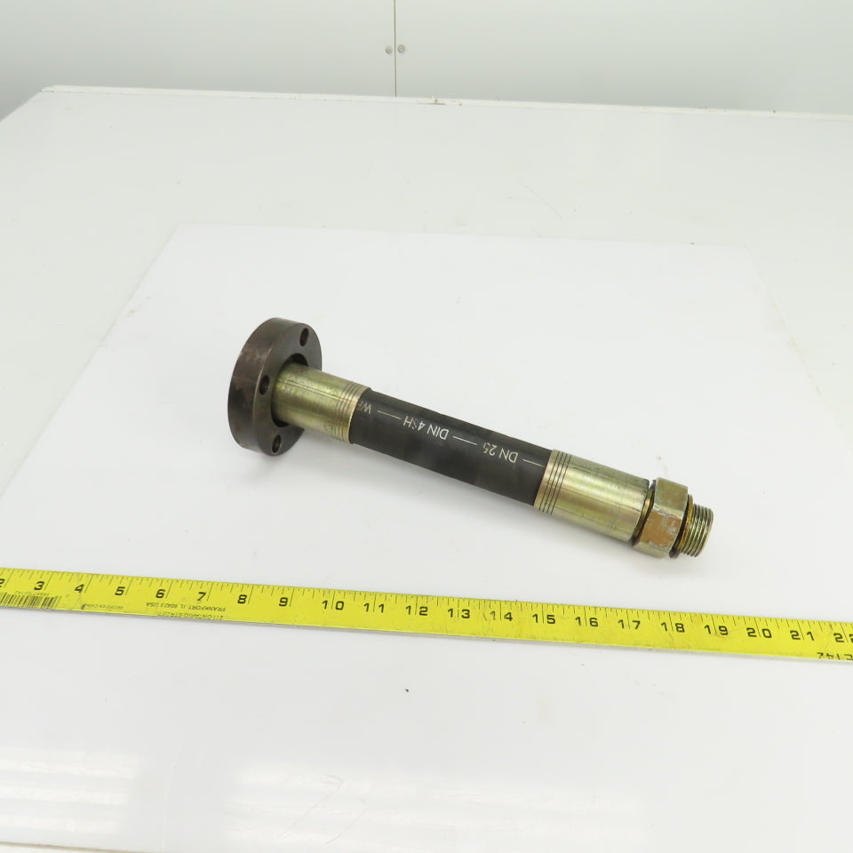 56229/F3 1" Hydraulic Hose Assembly 24,000PSI 1-5/16"-12TPI 12-1/2" OAL W/Flange
