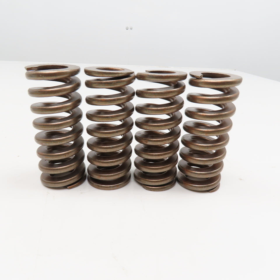 3/4" Rod Flat Wire Die Spring 3-1/2" Long Gold 1-1/2" Hole Lot Of 4