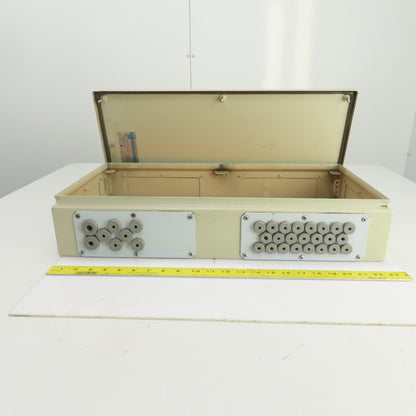 Rittal KL 1538 23-1/2" x 11-1/2" x 4-1/2" Electrical Junction Box W/Backplate