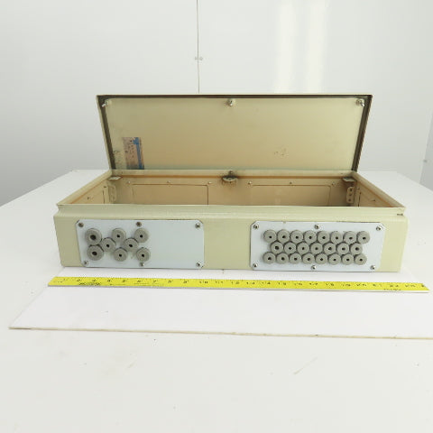 Rittal KL 1538 23-1/2" x 11-1/2" x 4-1/2" Electrical Junction Box W/Backplate