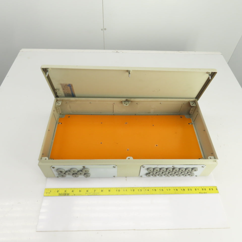 Rittal KL 1538 23-1/2" x 11-1/2" x 4-1/2" Electrical Junction Box W/Backplate