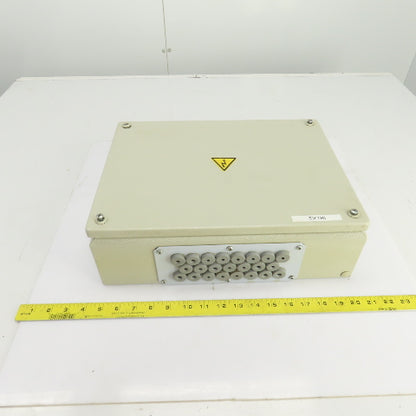 Rittal KL 1536 15-1/2" x 11-1/2" x 4-1/2" Electrical Junction Box W/Backplate