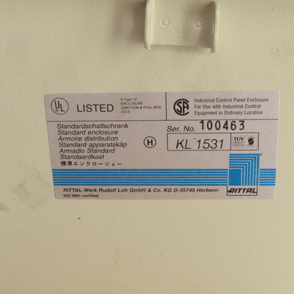 Rittal KL 1531 11-1/2" x 7-1/2" x 4-1/2" Electrical Junction Box W/Backplate