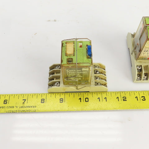 Releco C4-A49 Relay 2.3VA 60HZ 10A 380VAC Lot Of 2