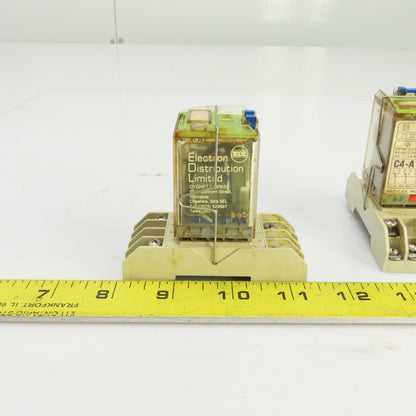 Releco C4-A49 Relay 2.3VA 60HZ 10A 380VAC Lot Of 2