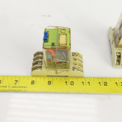Releco C4-A49 Relay 2.3VA 60HZ 10A 380VAC Lot Of 2