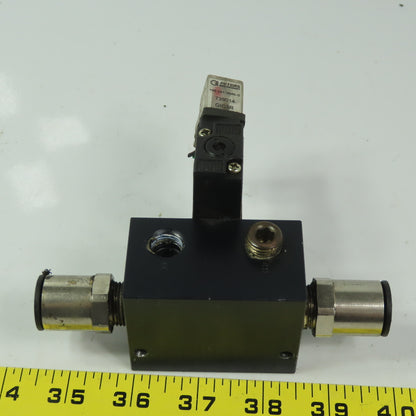 MAC 45A-L00-DAAJ-1KD Pneumatic Solenoid Valve W/120V Coil & Distribution Block