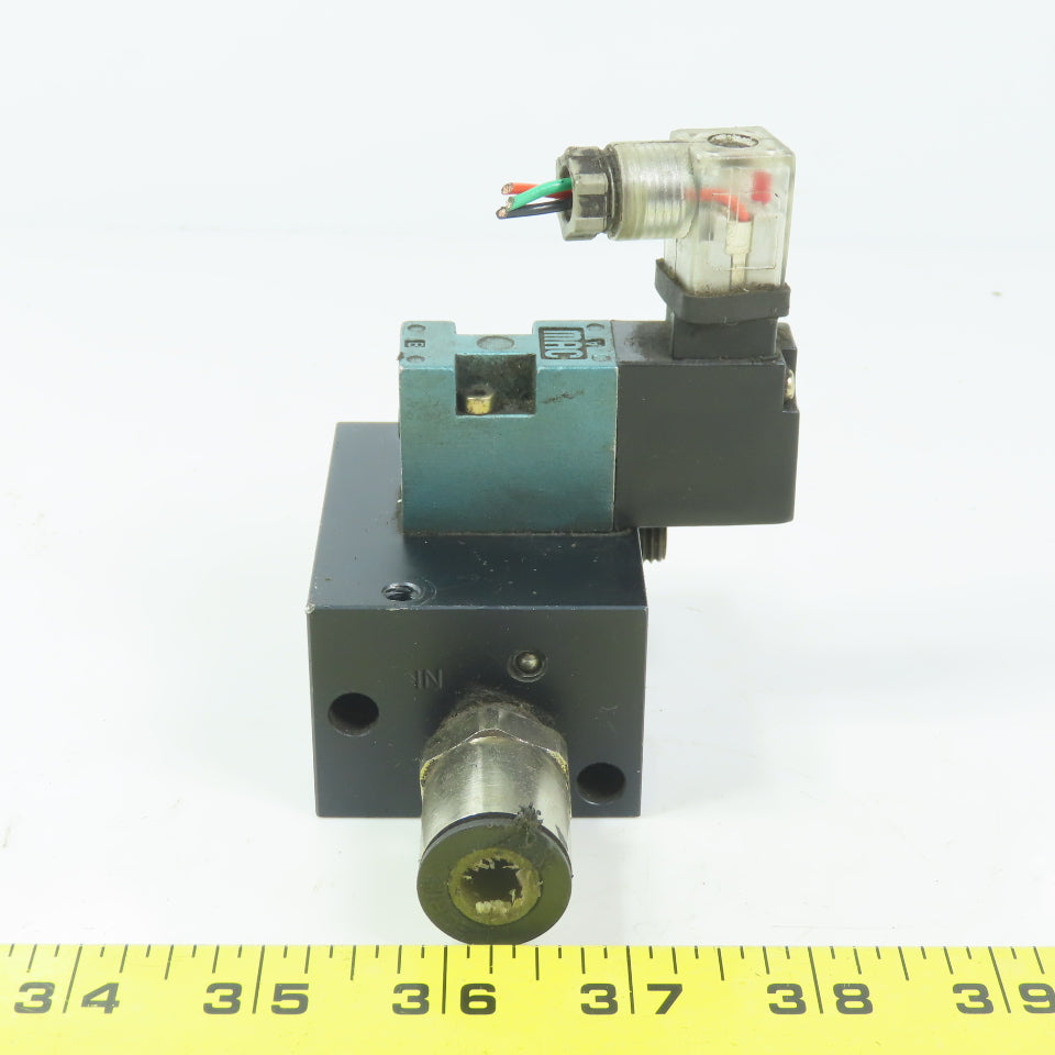 MAC 45A-L00-DAAJ-1KD Pneumatic Solenoid Valve W/120V Coil & Distribution Block