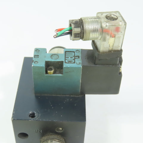 MAC 45A-L00-DAAJ-1KD Pneumatic Solenoid Valve W/120V Coil & Distribution Block