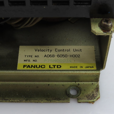 Fanuc A06B-6050-H002 Velocity Control Unit