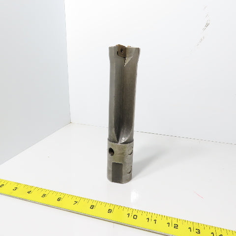 2 Flute Indexable Insert Drill Coolant Thru 8-3/4" OAL 1-3/4" Shank