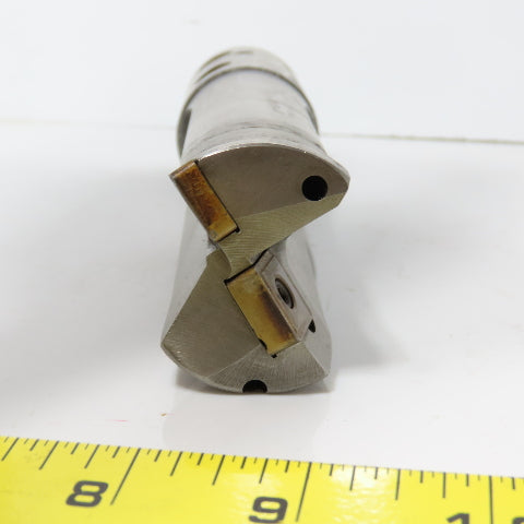 2 Flute Indexable Insert Drill Coolant Thru 8-3/4" OAL 1-3/4" Shank