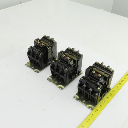 Allen Bradley 500-B0D930 Size 1 Contactor 2-10HP 600V 120V Coil 27A Lot Of 3