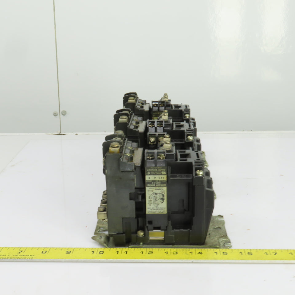 Allen Bradley 500-B0D930 Size 1 Contactor 2-10HP 600V 120V Coil 27A Lot Of 3