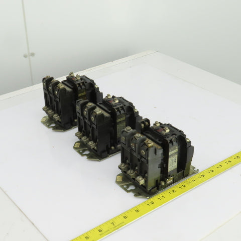 Allen Bradley 500-B0D930 Size 1 Contactor 2-10HP 600V 120V Coil 27A Lot Of 3