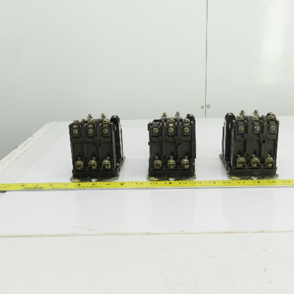 Allen Bradley 500-B0D930 Size 1 Contactor 2-10HP 600V 120V Coil 27A Lot Of 3