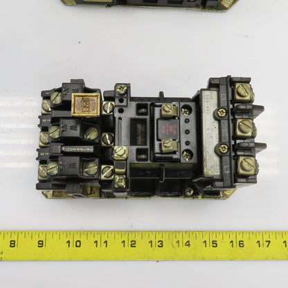 Allen Bradley 509-A0D Size 0 Ser B Contactor 1-5HP 600V 120V Coil 18A Lot Of 2