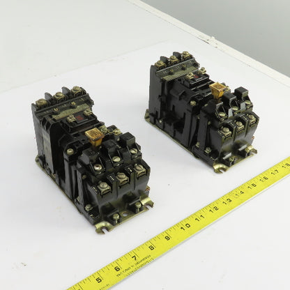 Allen Bradley 509-A0D Size 0 Ser B Contactor 1-5HP 600V 120V Coil 18A Lot Of 2