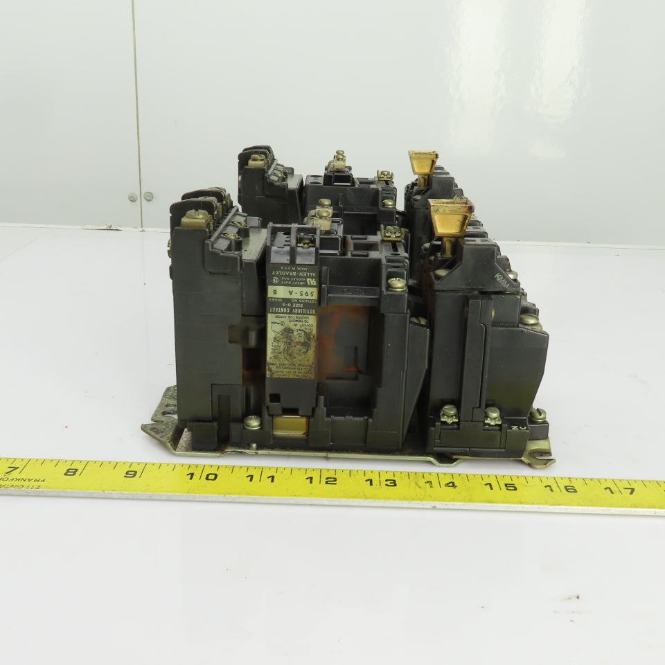 Allen Bradley 509-A0D Size 0 Ser B Contactor 1-5HP 600V 120V Coil 18A Lot Of 2
